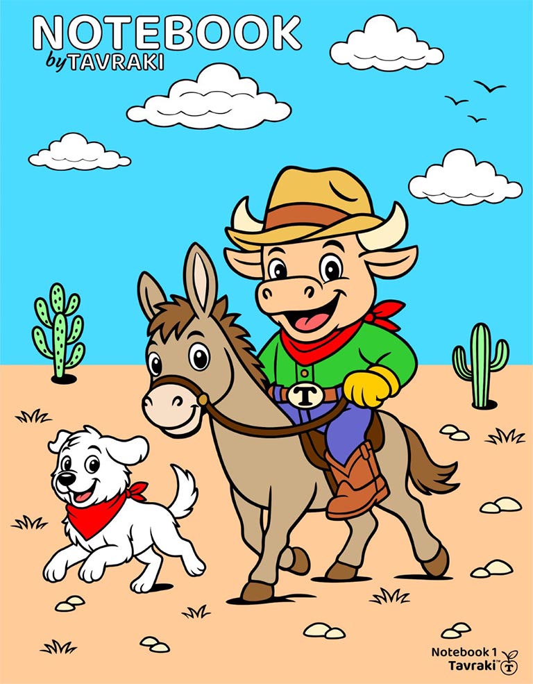 Notebook 1 cover: Meet the Crew