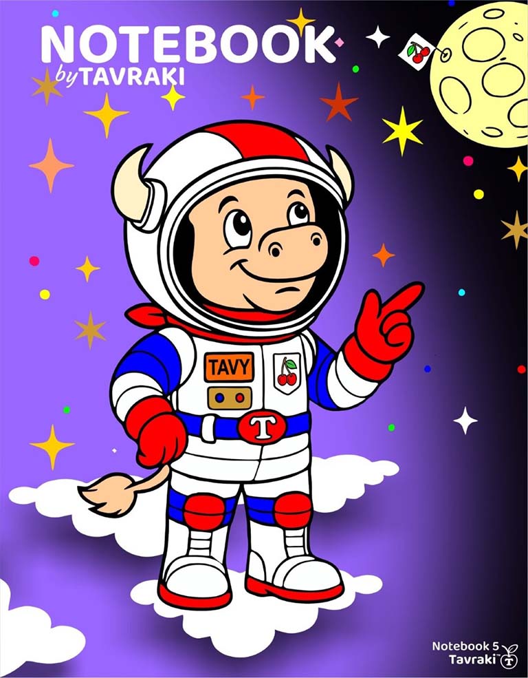 Notebook 5 cover: The Sky’s Not the Limit